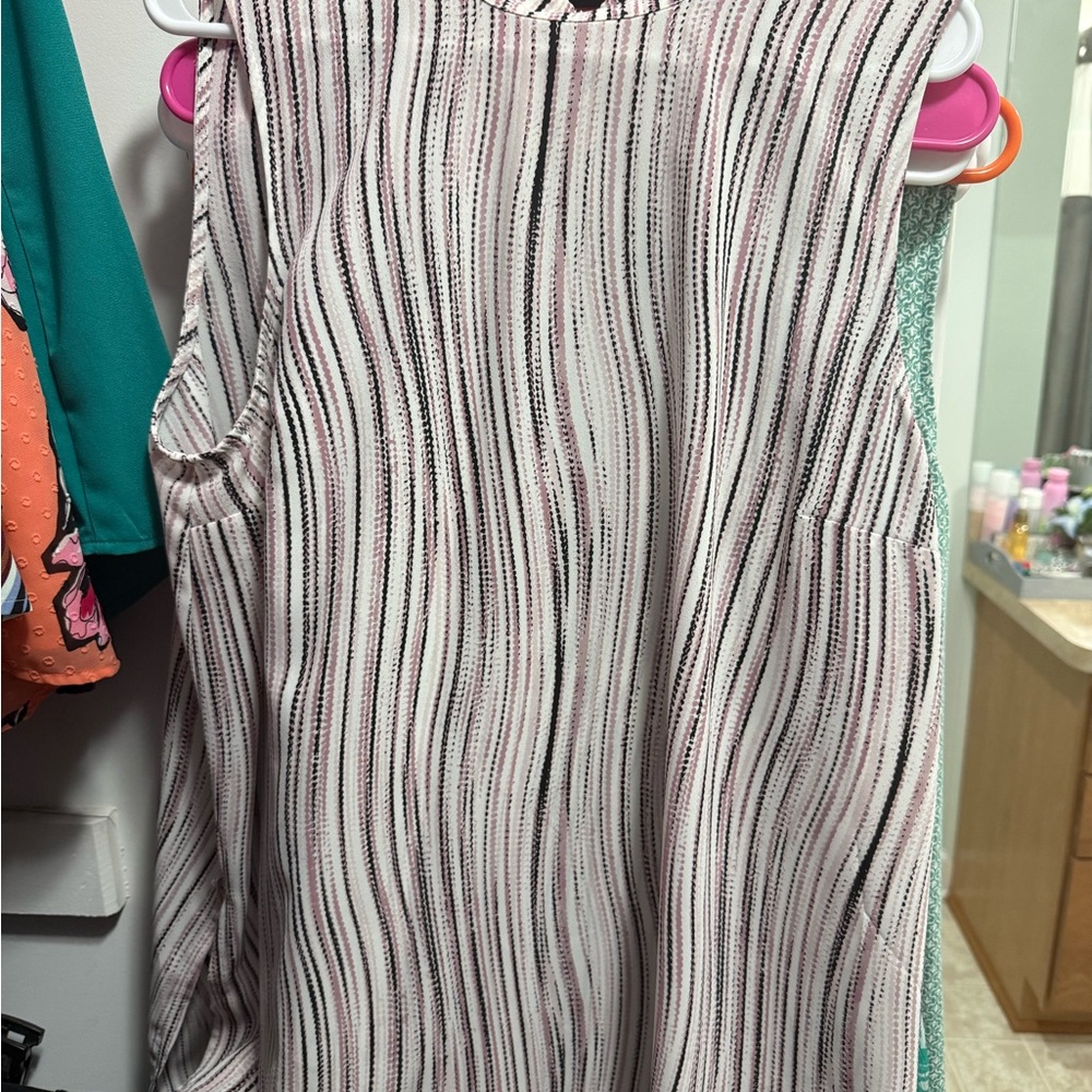Striped Sleeveless Top